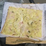 Potato pizza at Bourke Street Bakery, Alexandria